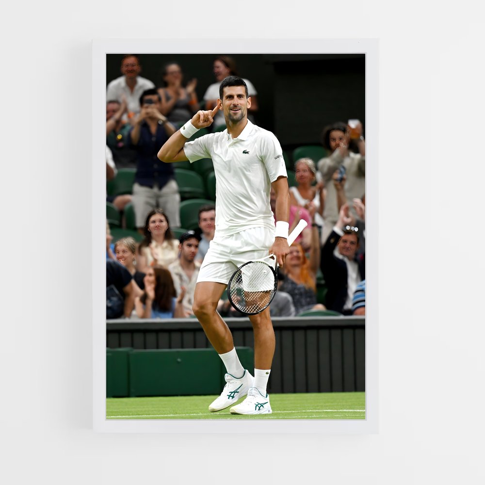 Poster Novak djokovic courts – affiche Tennis (vue 3)